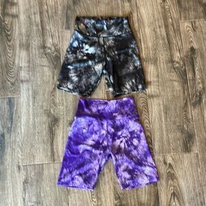 Two pair bike shorts 32 degrees